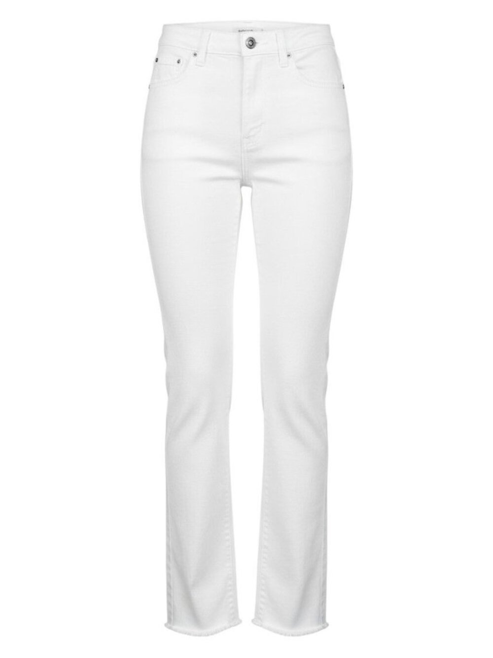 Buffalo David Bitton Womens White Idana High Rise Stretch Flare Denim Jeans 26
